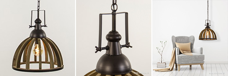 12210688-Landelijk-industriële-hanglamp-hout-zink-Straluma De beste lampen bij Spiced Honey - THINK | 12210688-Landelijk-industriële-hanglamp-hout-zink-Straluma